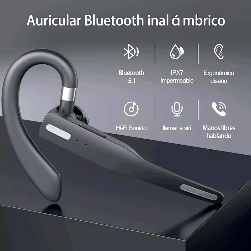 Audífonos Auriculares In-Ear negro / Bluetooth 5.1 / Batería 100mAh