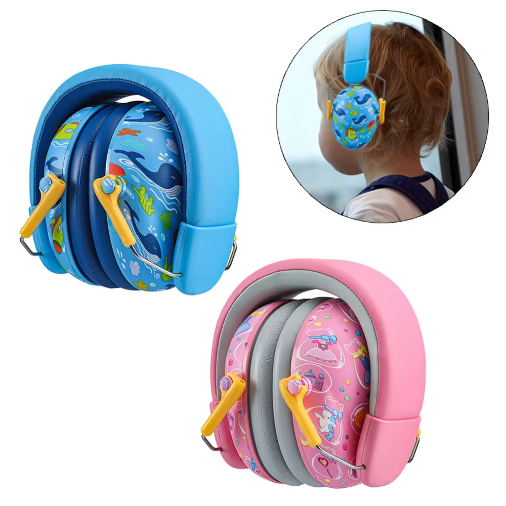 Audífonos Antiruido protectores para Niños Autismo - 26dB Rosa / Negro