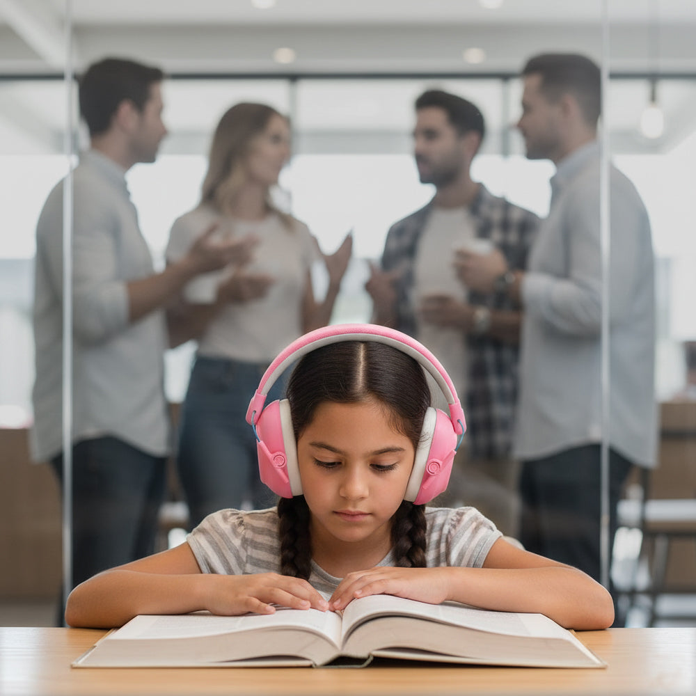 Audífonos Protectores Auditivos Antiruido Plegables para Niños y Niñas