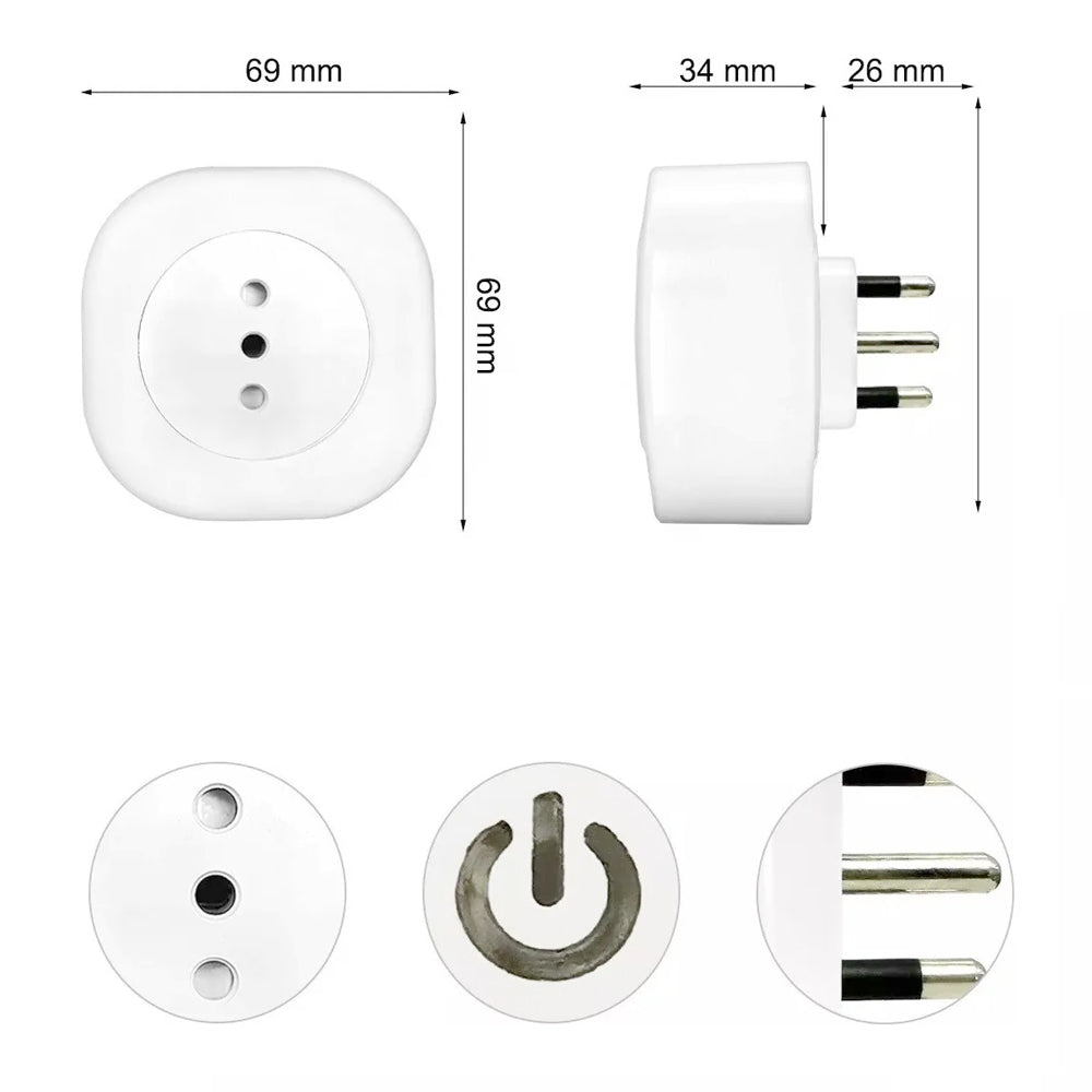 Enchufe Inteligente para Domótica - Compatible con Alexa y Google