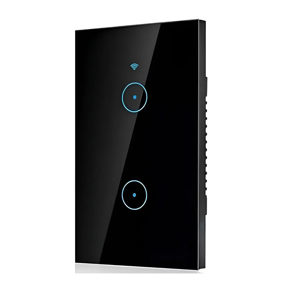 Interruptor Inteligente WiFi Touch - Compatible con Alexa y Google Home - 2 Canales