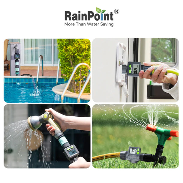 Medidor de Flujo de Agua Digital - Caudalímetro digital Rainpoint