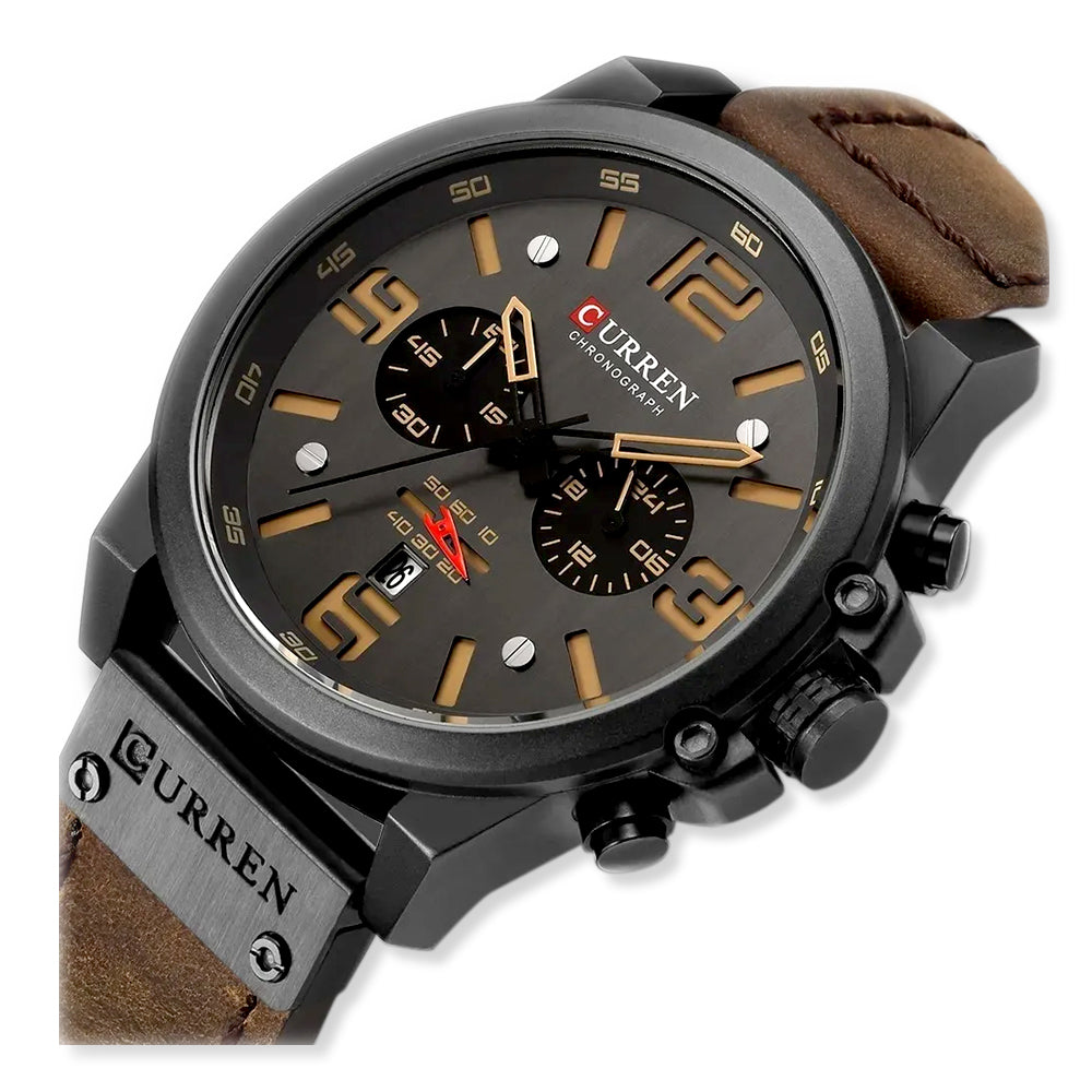 Reloj Curren Chronograph 8314 - Calendario - Correa de Cuero - Análogo
