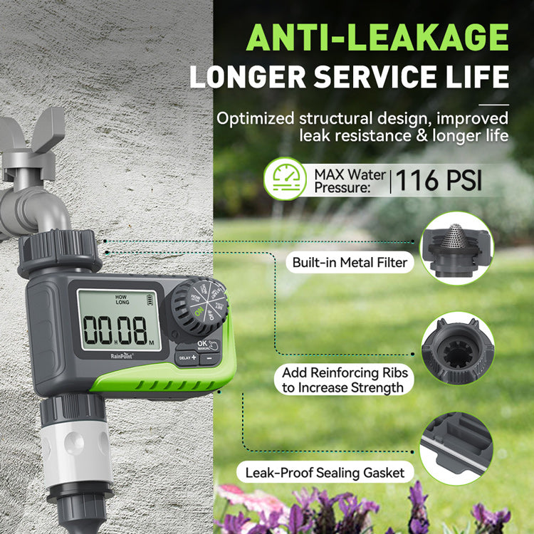 Temporizador de Riego Automático - 1 zona estación - Rainpoint