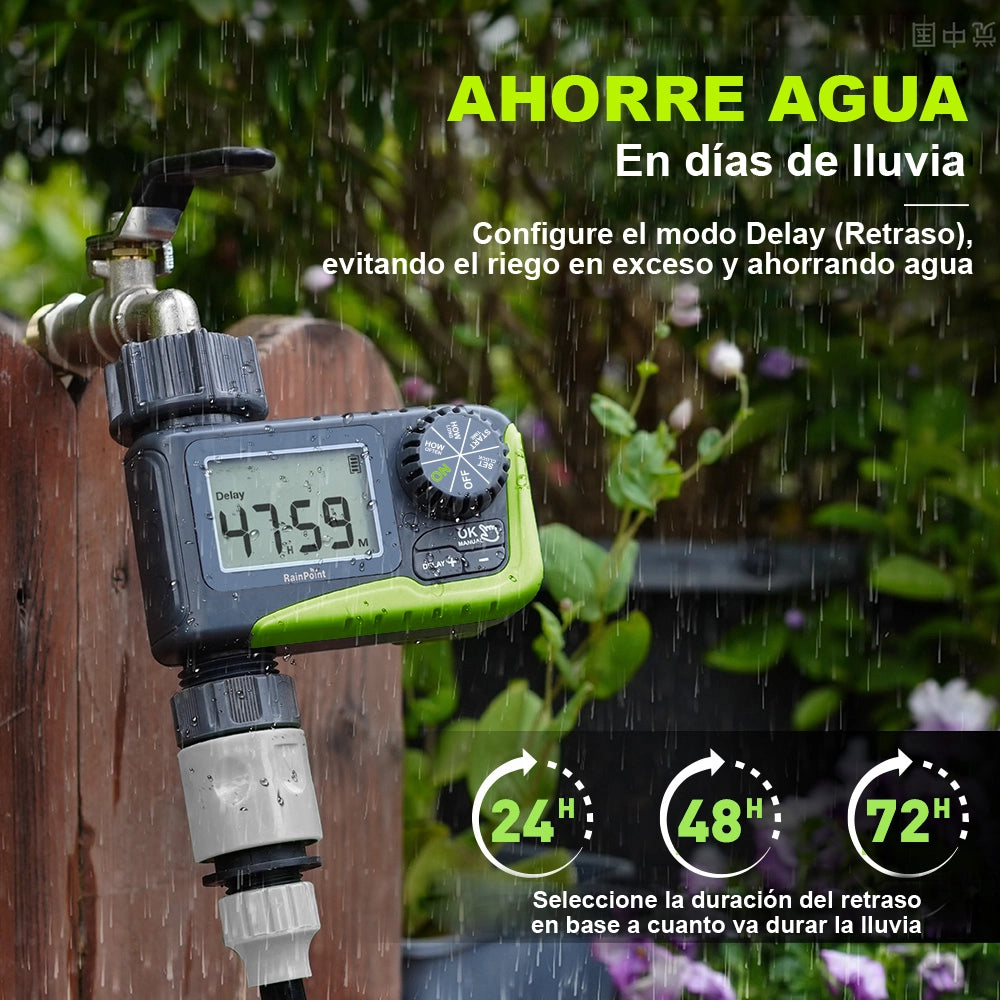 Temporizador de Riego Automático - 1 zona estación - Rainpoint